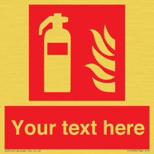 Custom Fire extinguisher Sign